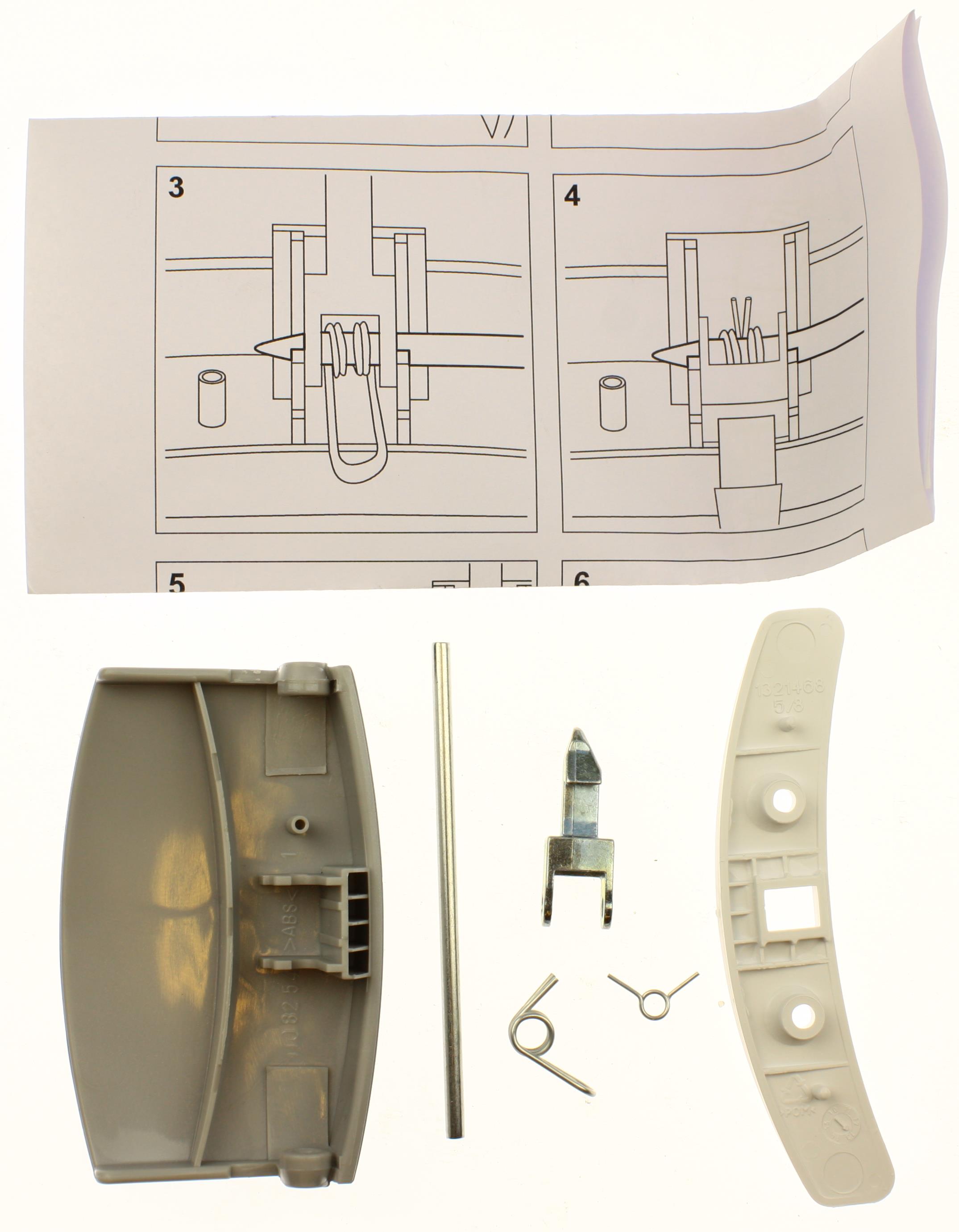 подробная фотография Electrolux (Электролюкс) 4055085551 рычаг люка стиральной машины в сборе 